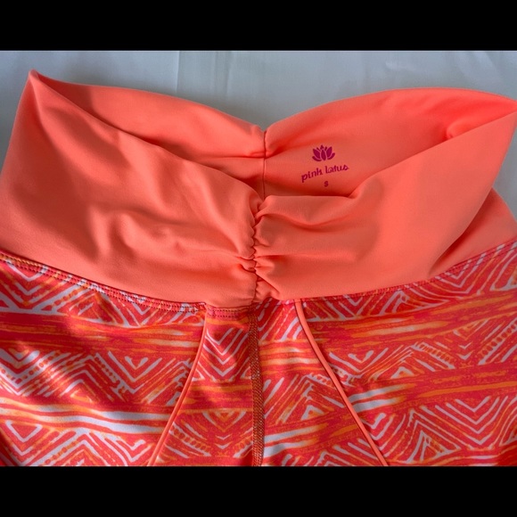 Pink Lotus Yoga Pants - Picture 1 of 3